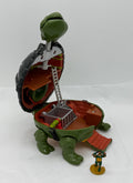 Vintage Teenage Mutant Ninja Turtles TMNT Playmates / Mirage Sewer Micro Leonardo playset