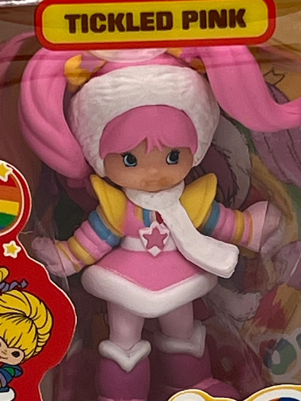 Rainbow Brite Tickled Pink  The Loyal Subjects holiday version mini figure