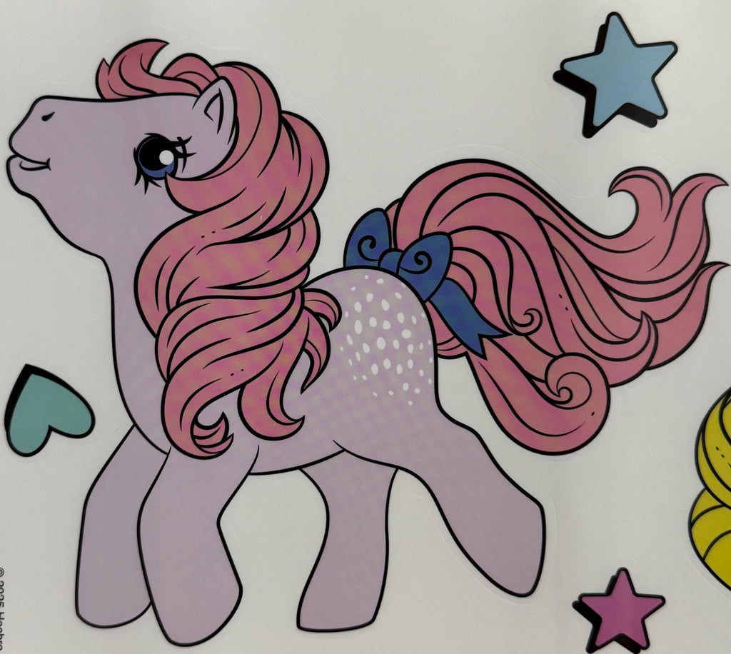 New My Little Pony  retro design wall clings for home decoration