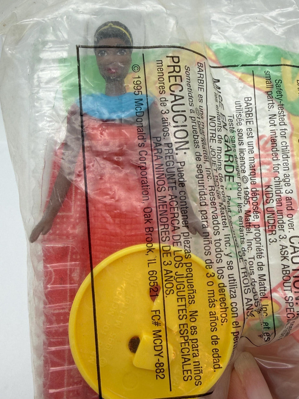 Vintage McDonald’s Happy Meal toy Barbie Around the World dolls 1-4 Kenya, Dutch, Japan, Mexican- sealed