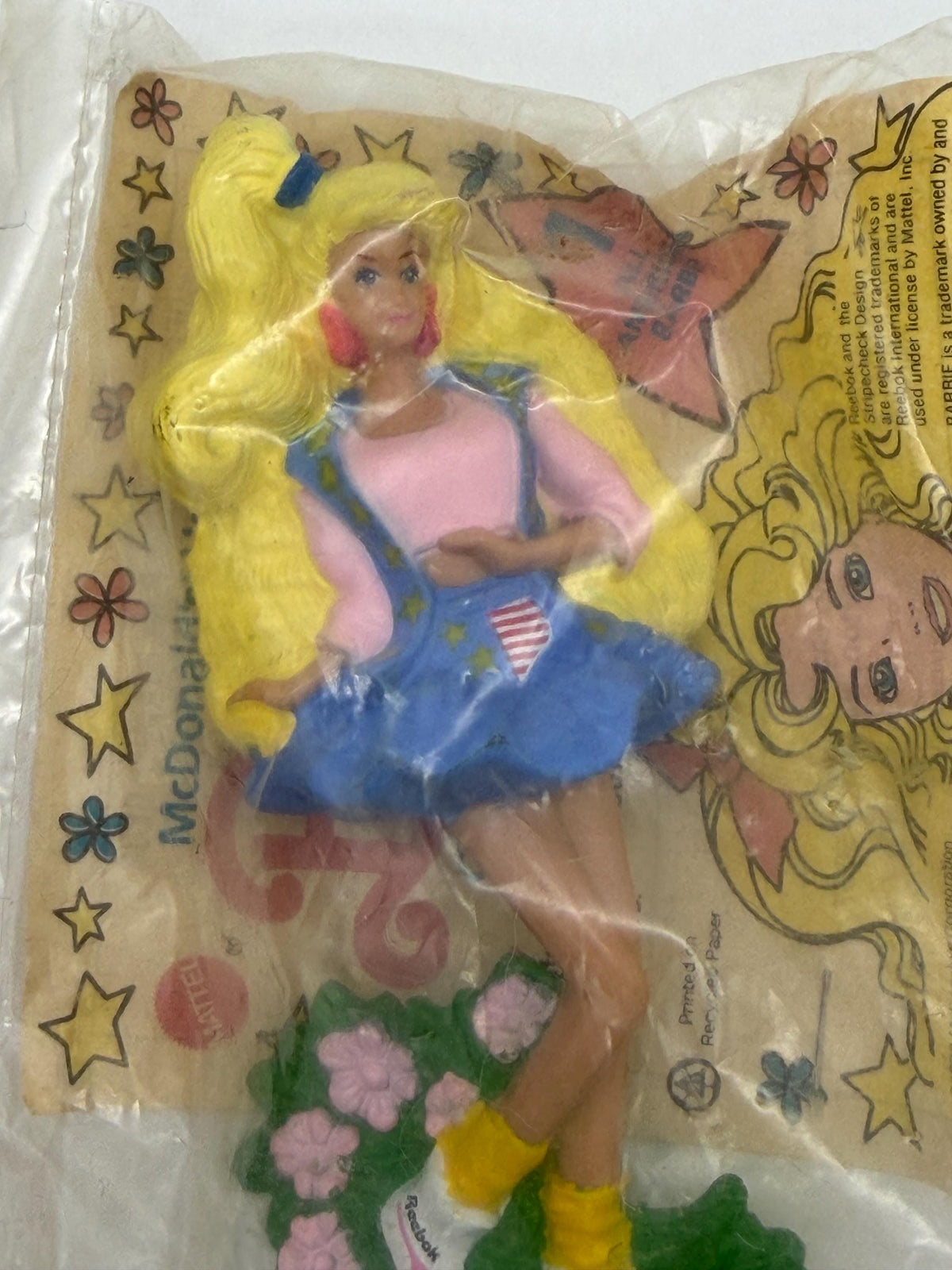Vintage McDonalds Happy Meal toy All-American Barbie figure