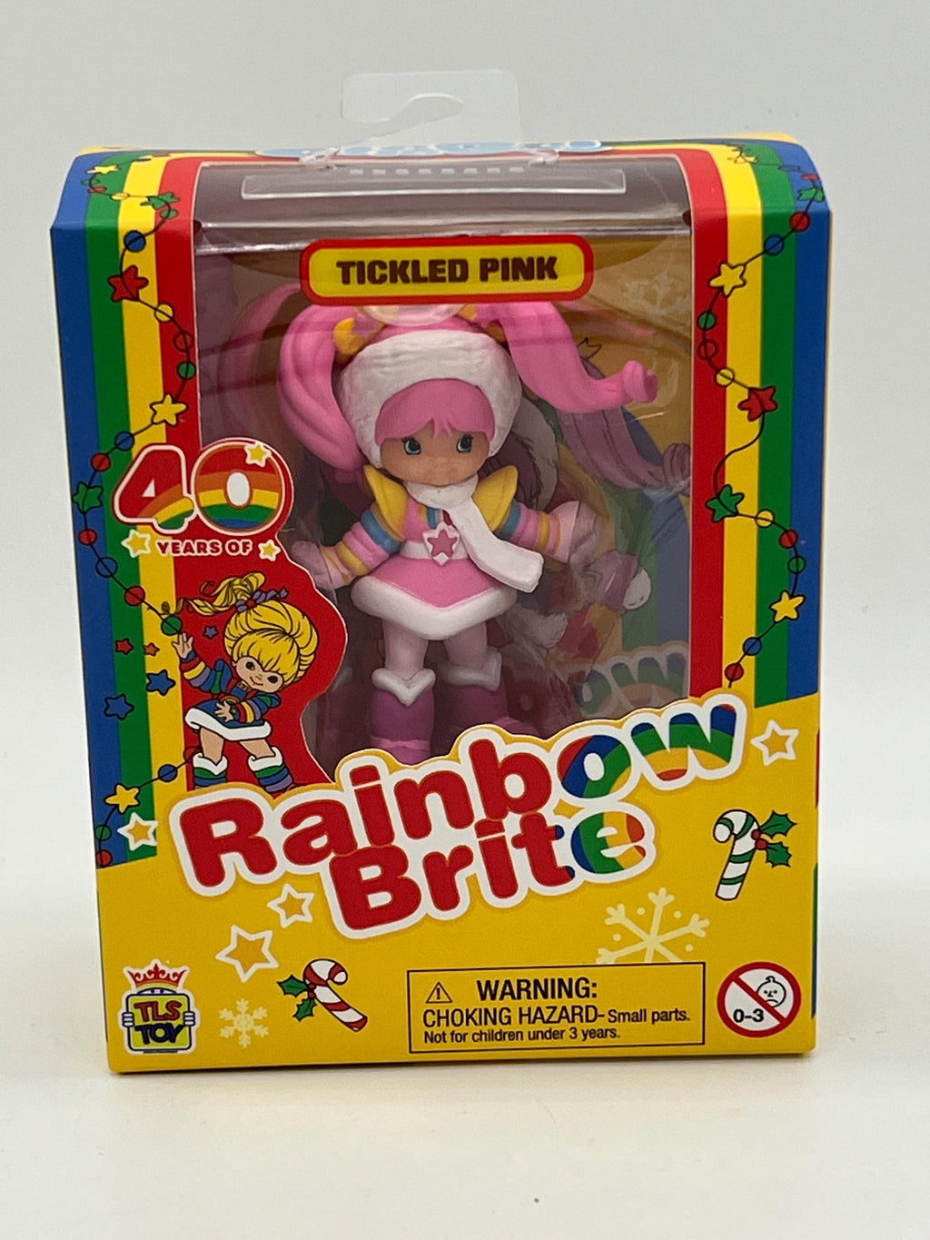 Rainbow Brite Tickled Pink  The Loyal Subjects holiday version mini figure