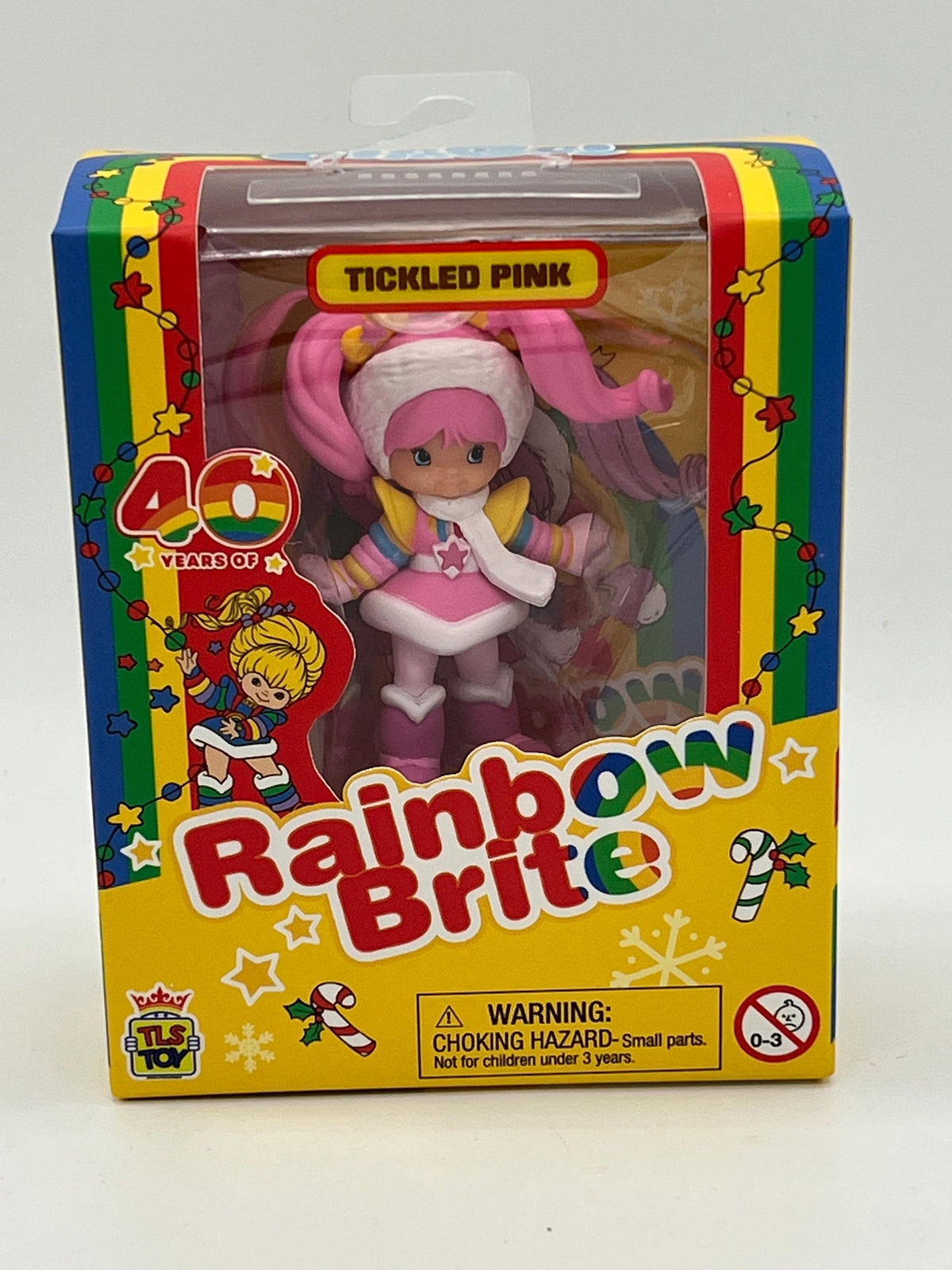 Rainbow Brite Tickled Pink  The Loyal Subjects holiday version mini figure