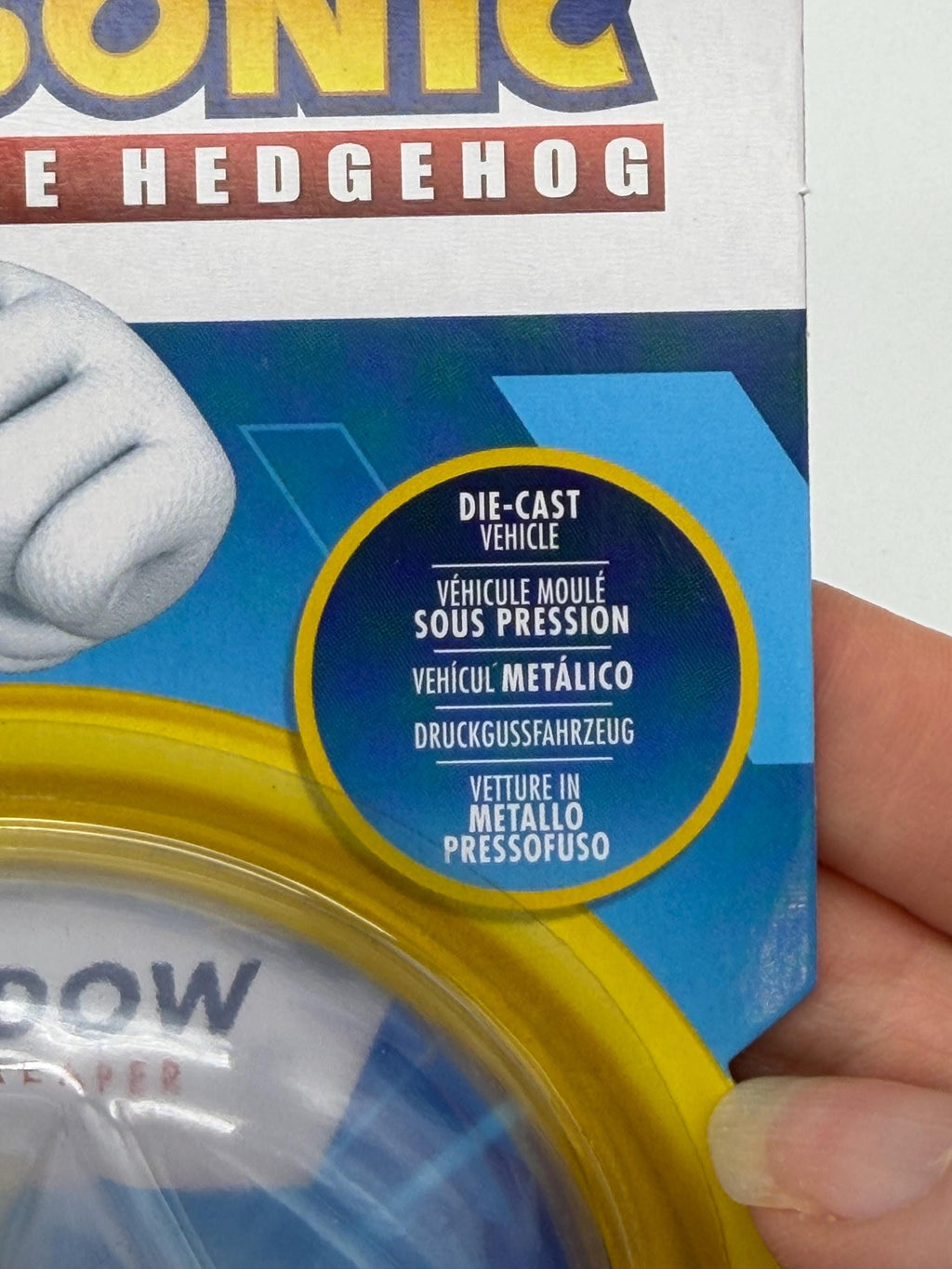 New SEGA Sonic the Hedgehog and Shadow die cast cars