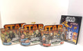Star Wars Galactic Heroes lot of 3 figure sets + DROIDS double feature DVD movie
