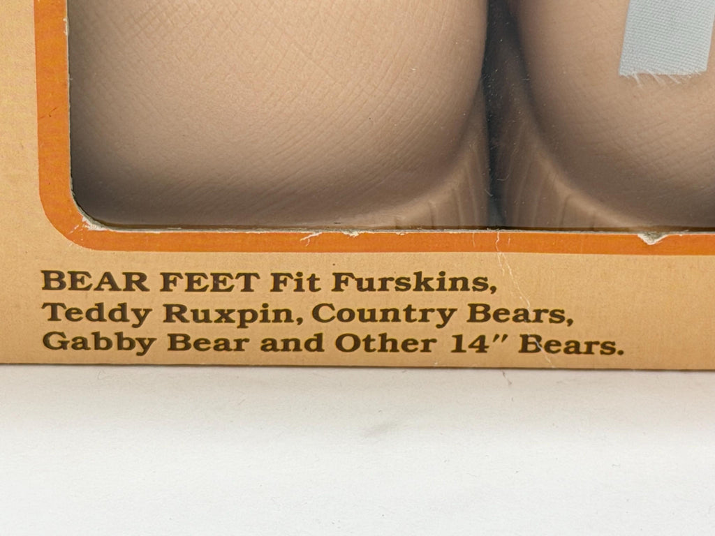 Vintage Shillman Bear feet 80s boots for Furskins, Teddy Ruxpin, Country Bears, Build a Bear