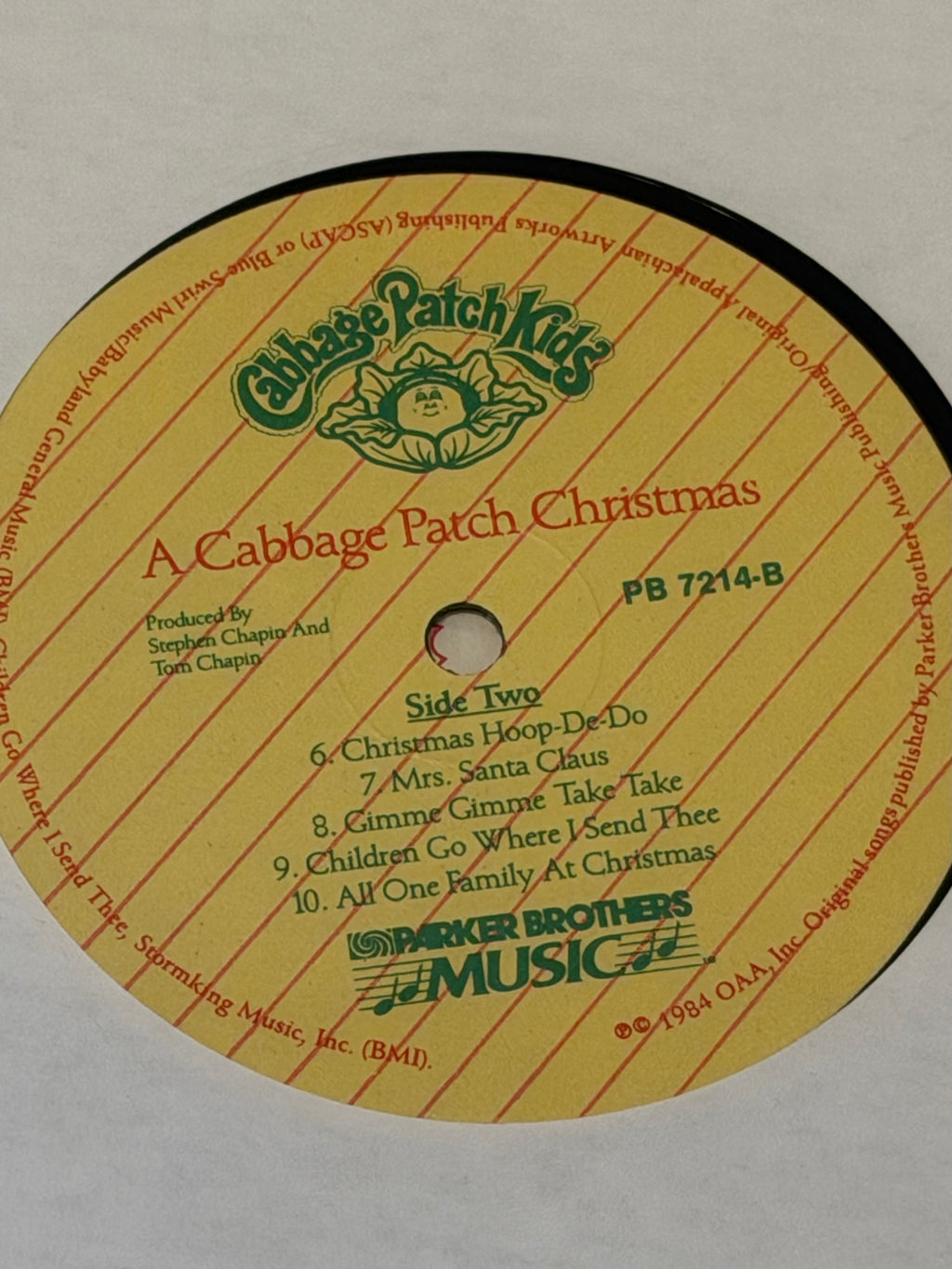 Vintage A Cabbage Patch Christmas vinyl LP album