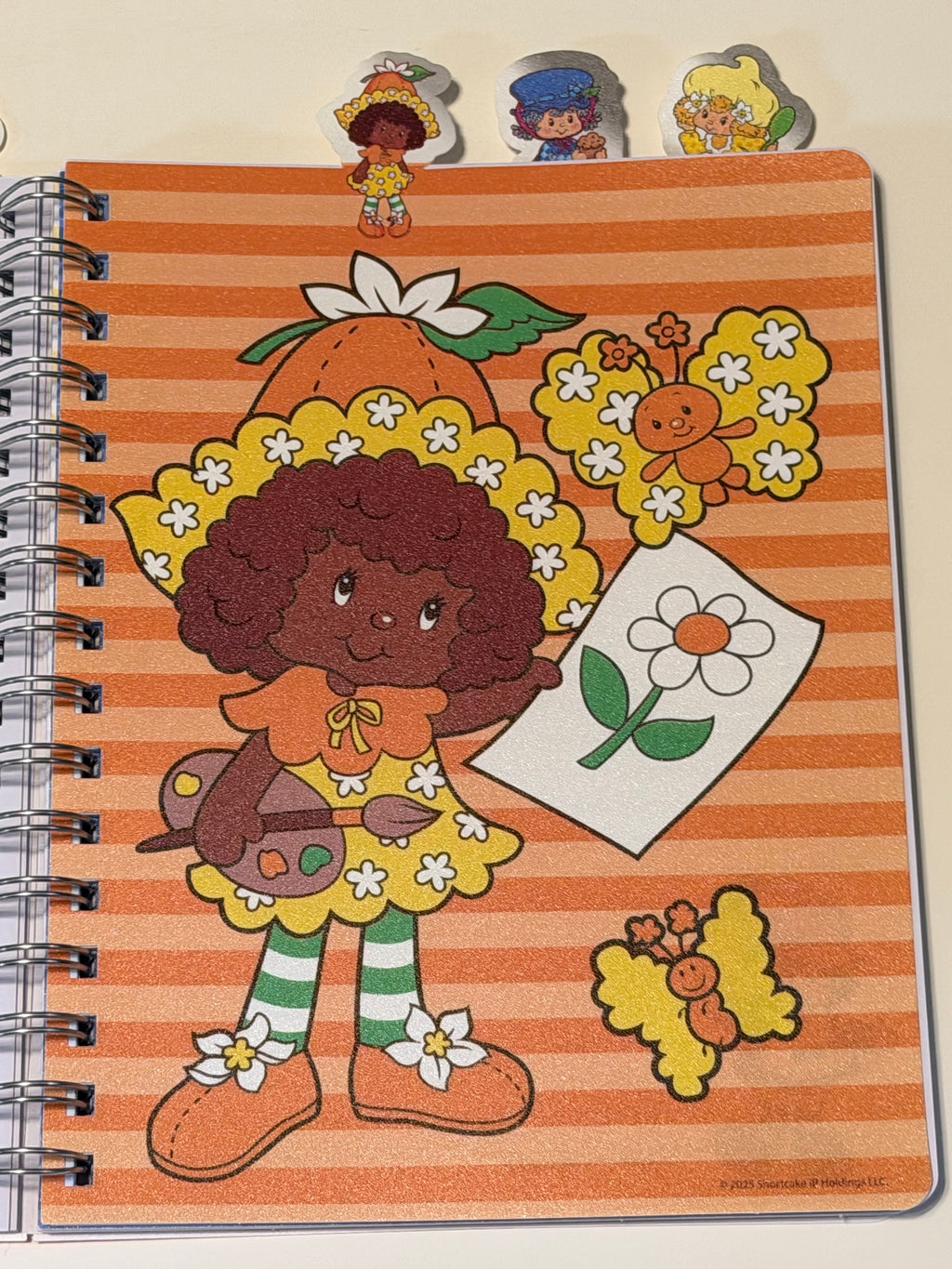 Strawberry Shortcake besties spiral bound tab journal
