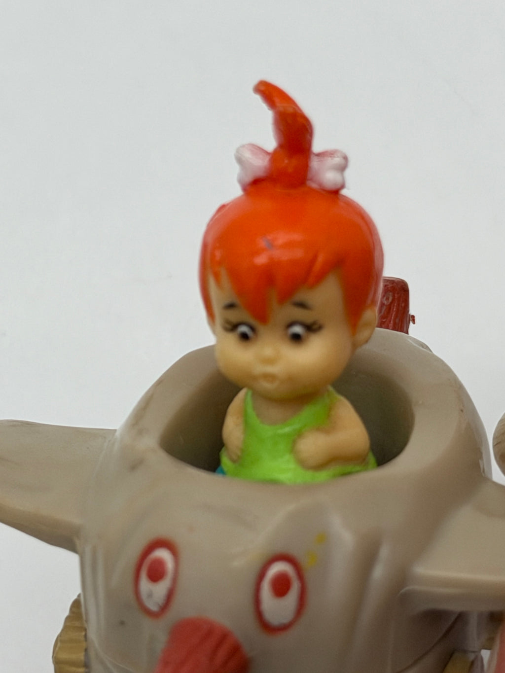 Vintage 1990s Denny’s fast food Pebbles Flintstone toy