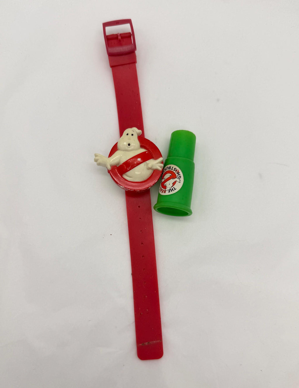 Vintage Ghostbusters logo digital watch and whistle