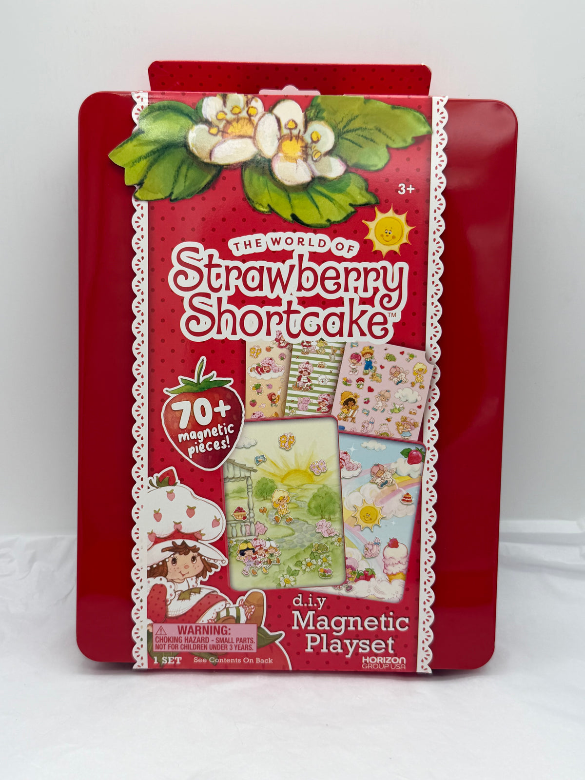 New Strawberry Shortcake magnetic playset in travel tin