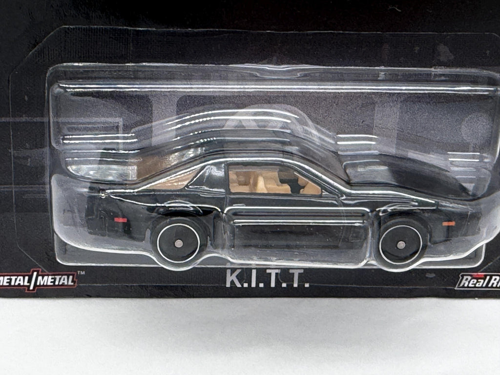 Hot Wheels Pop Culture Knight Rider KITT die-cast car on card