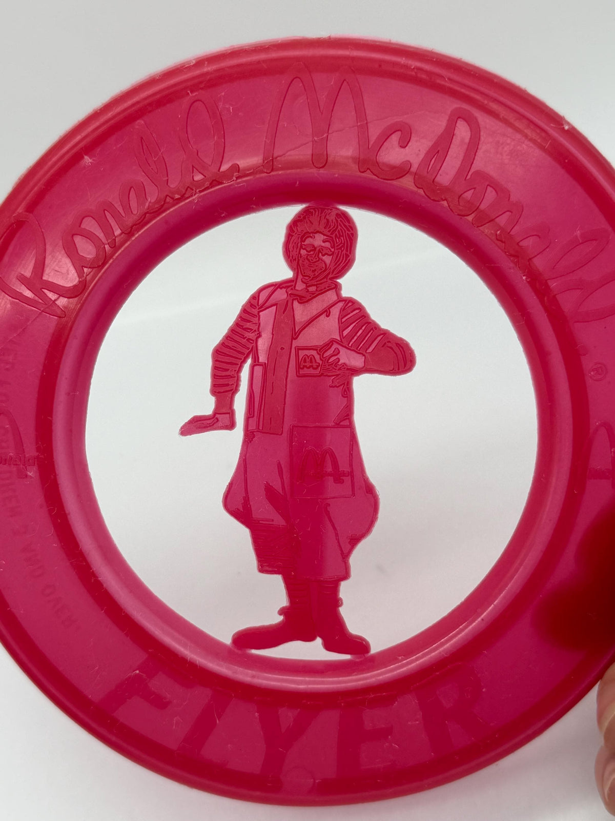 Vintage McDonald’s Happy Meal toy Ronald McDonald Pocket flyer / Pocket Sailing Ring