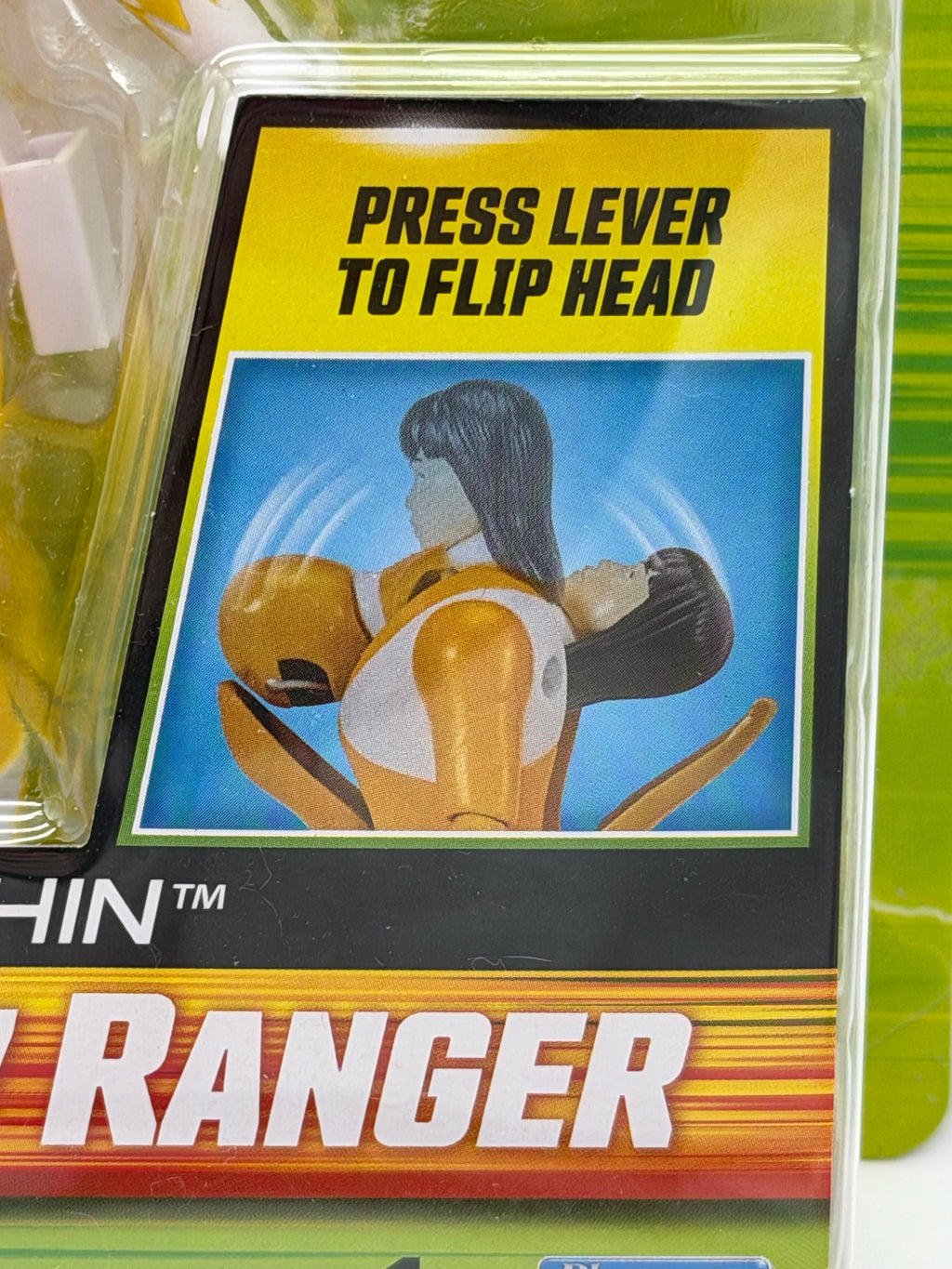 Mighty Morphin Power Rangers Re-Ignition Auto-Morphin Yellow Ranger/ Trini action figure