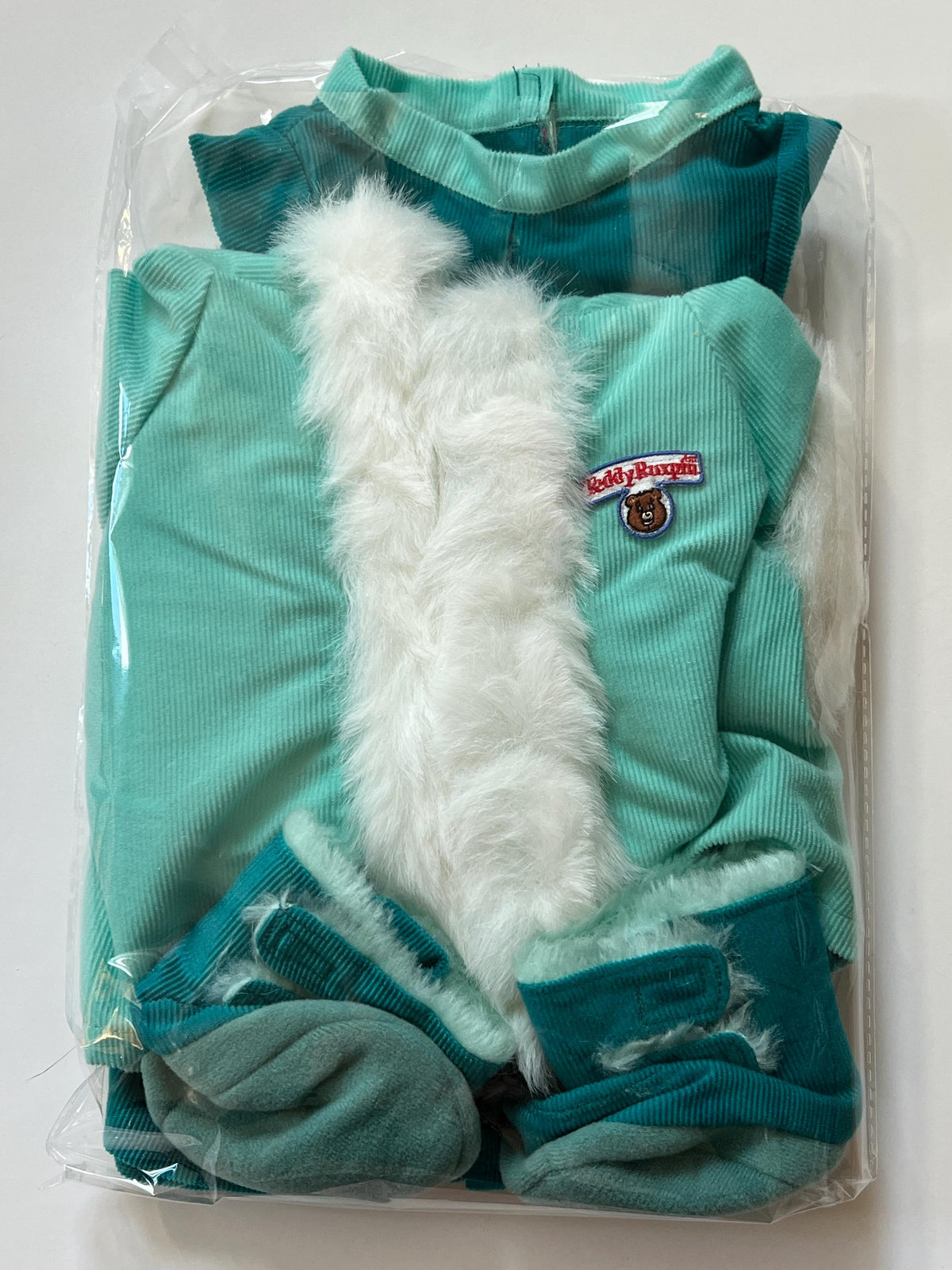 Vintage Teddy Ruxpin Winter Adventure Outfit and Adventure Series book/ cassette
