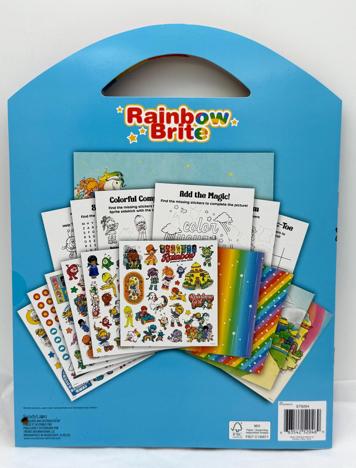Rainbow Brite Grab n Go Sticker and activity  set