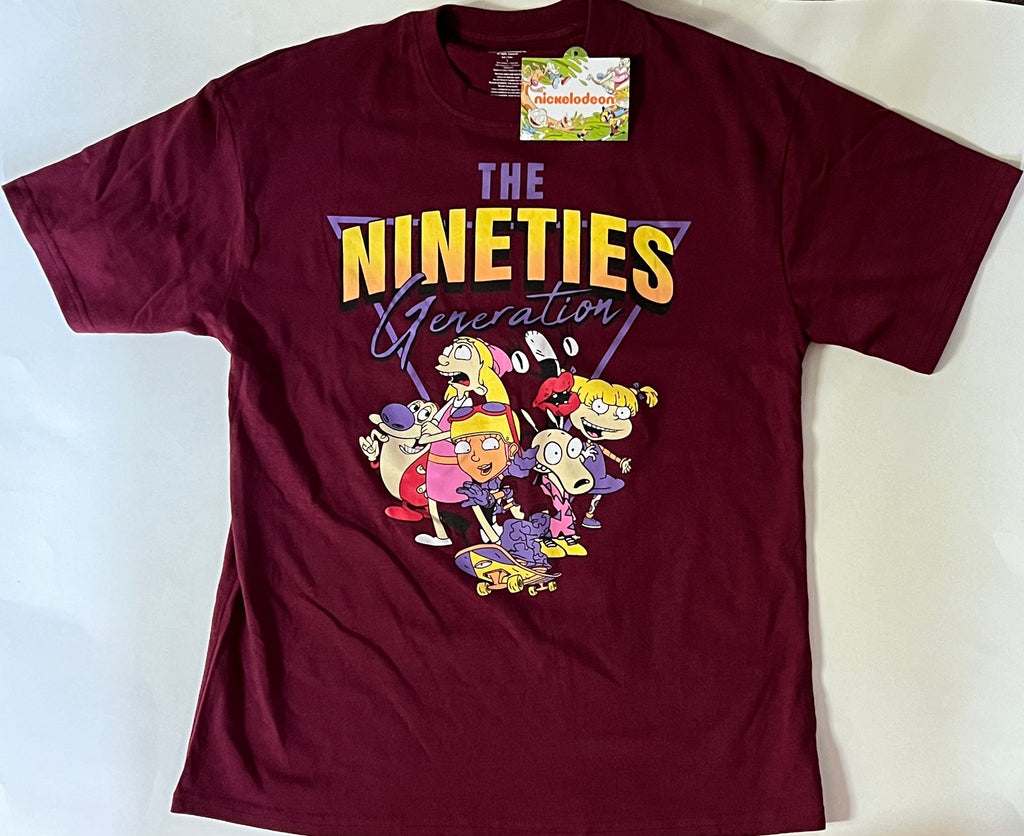 Nickelodeon Kids Cartoon stars tee ladies size L