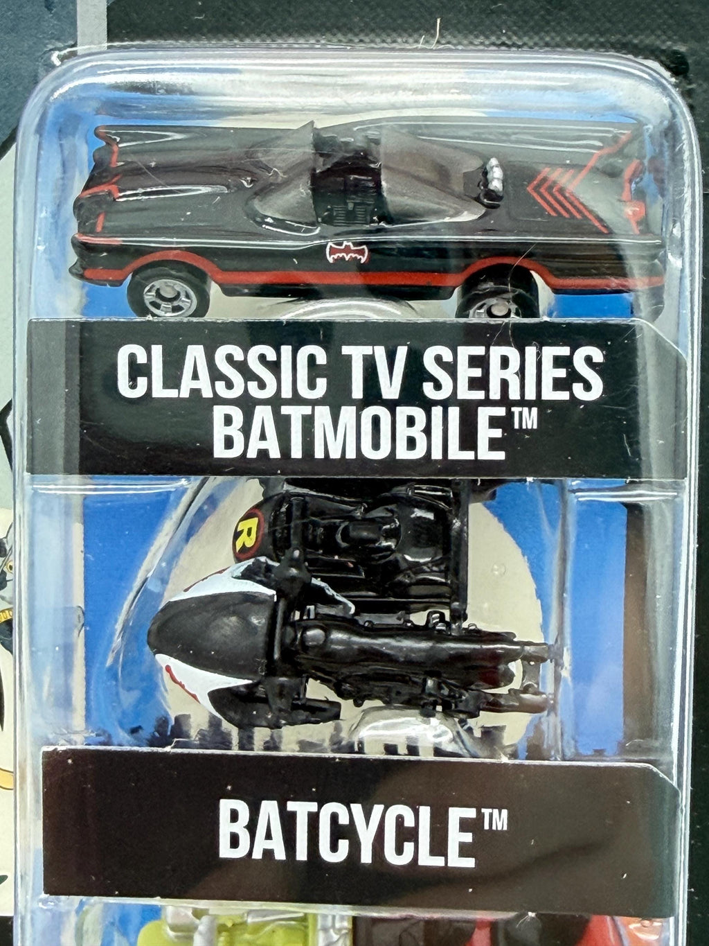 Jada Nano Hollywood Rides classic Batman mini die cast vehicles on card