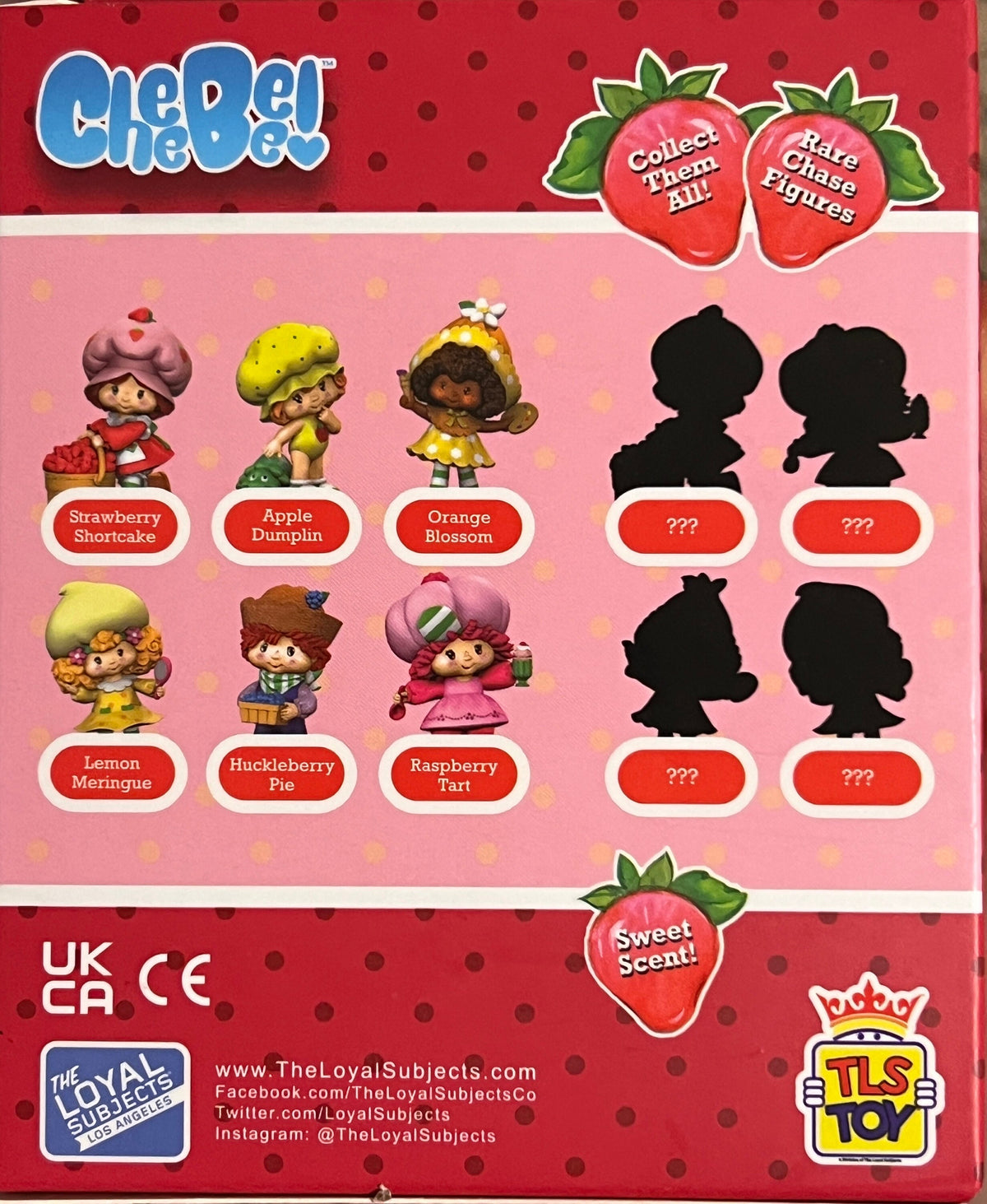 Strawberry Shortcake The Loyal Subjects mini figures Raspberry Tart rare chase figure