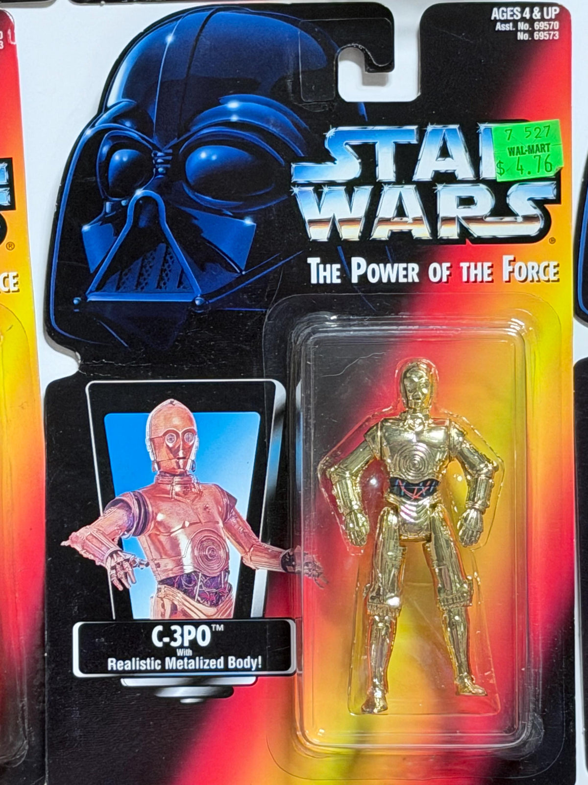 90s Kenner Star Wars Power of the Force set of 9 action figures on cards