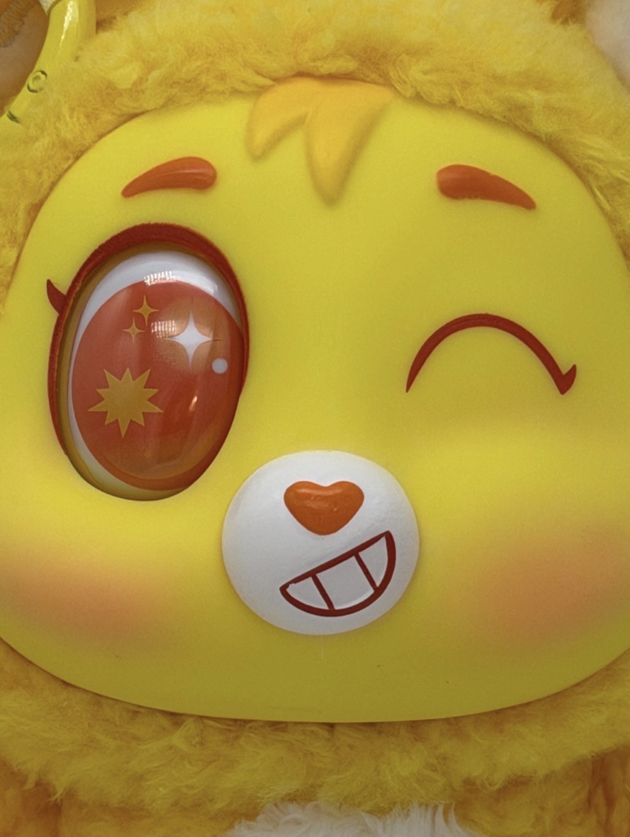 Care Bears Caring Cuties blind box Funshine Bear plush hanger