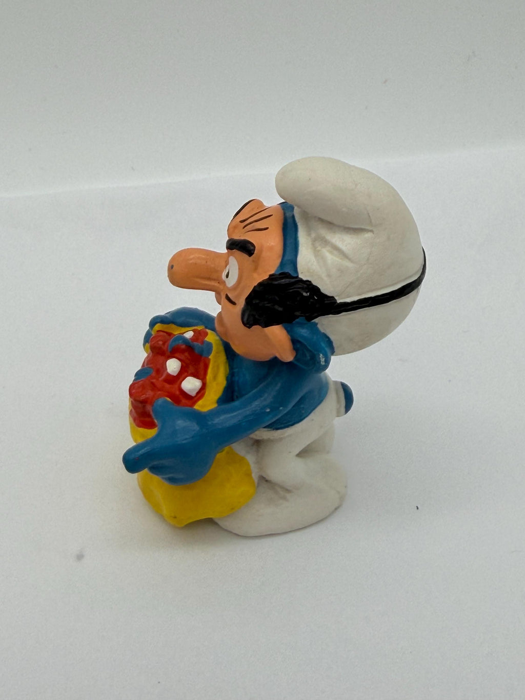 1984 Smurfs Gargamel  Disguise Smurf by Schleich made in Portugal  PVC figure
