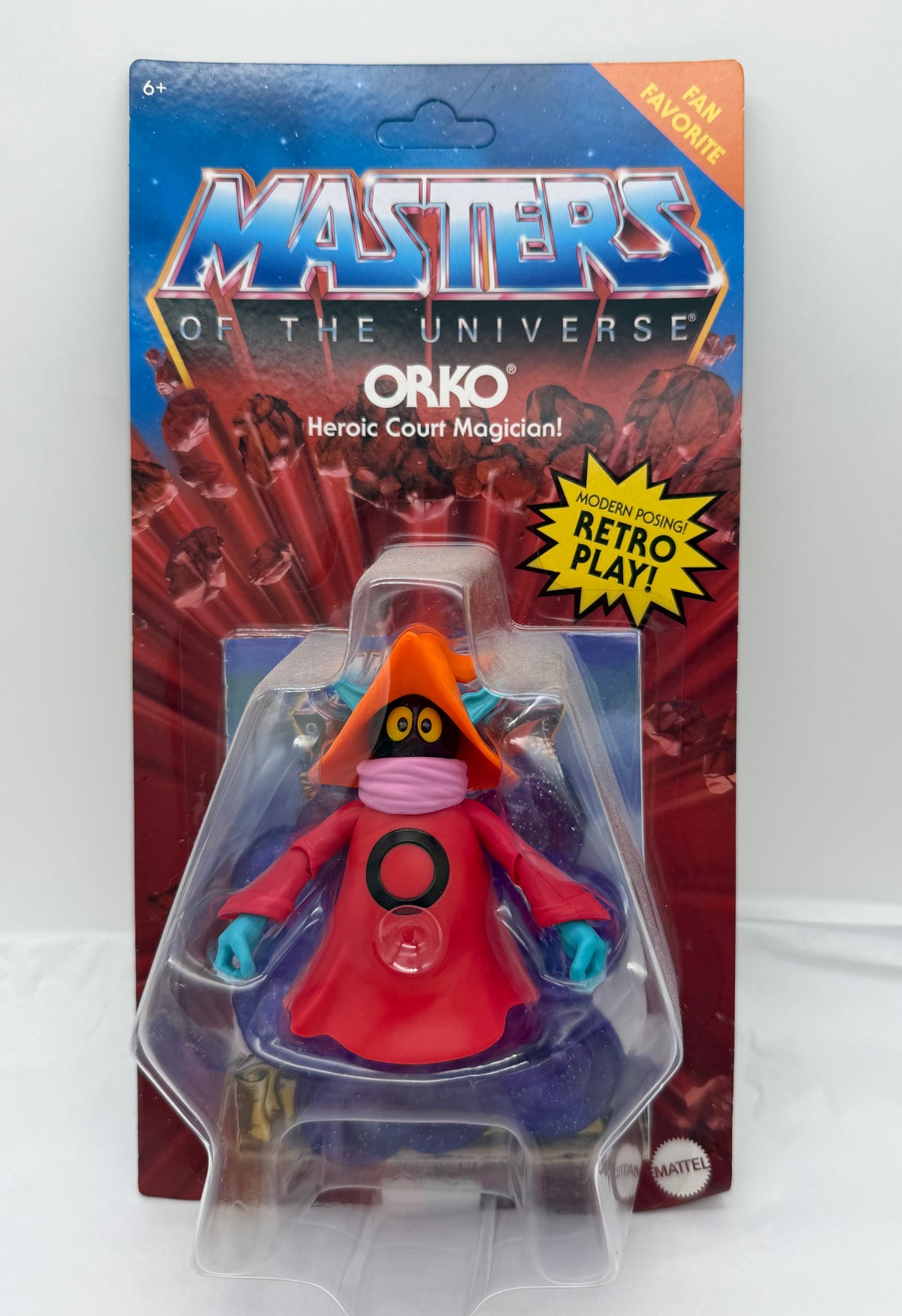 Masters of the Universe ORKO 2024 figure on card