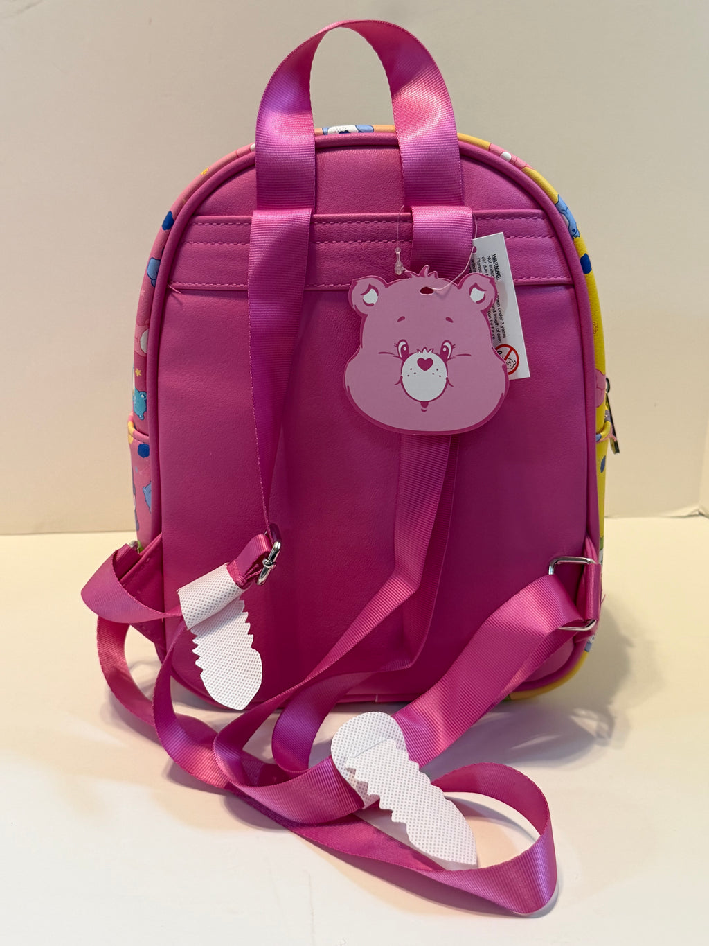 Care Bears ombré rainbow mini backpack with adjustable ribbon straps for school, cosplay or practical cute