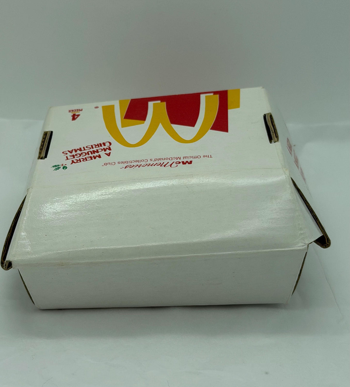 Vintage 90s McDonald's Merry McNugget Christmas Ornaments, Set of 2