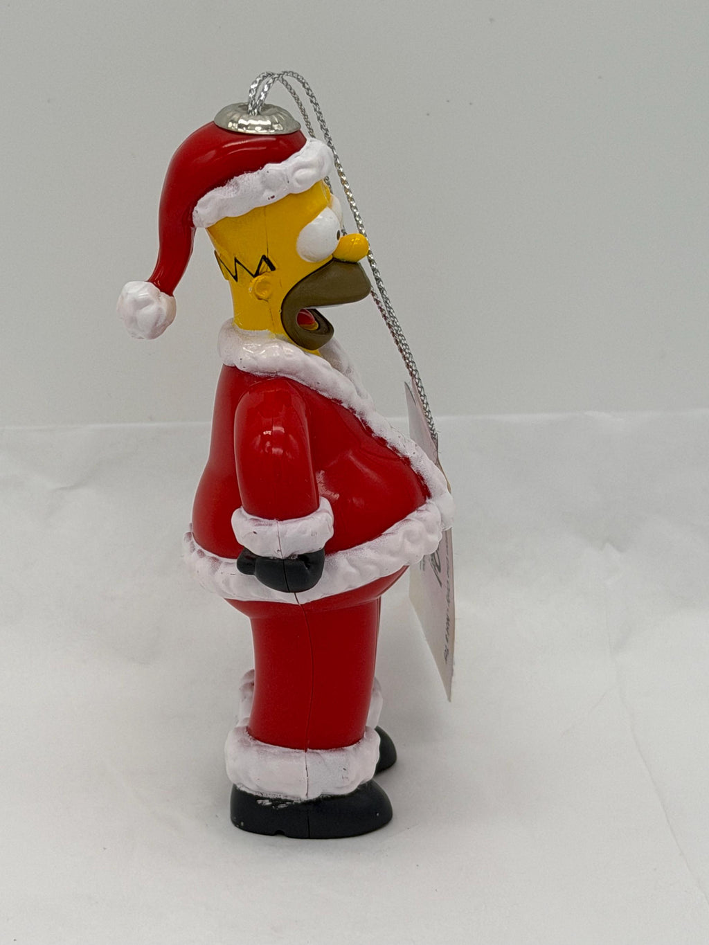 Simpsons Homer Simpson unshaved Santa Christmas Ornament