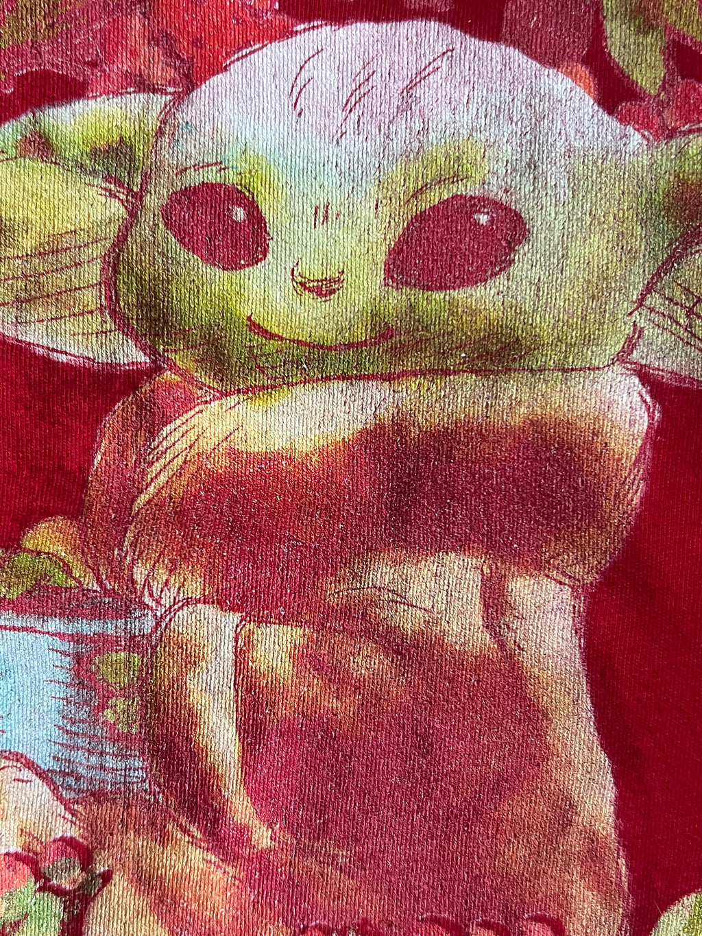 Star Wars Mandalorian Grogu / Baby Yoda Xmas tee ladies size L