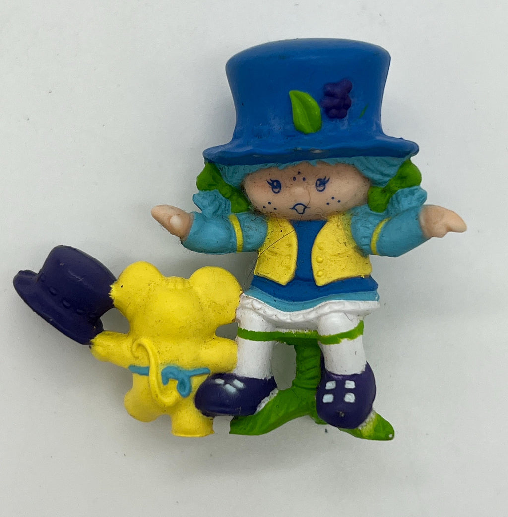 Vintage Kenner Strawberry Shortcake Blueberry Muffin and Cheesecake Deluxe mini, complete