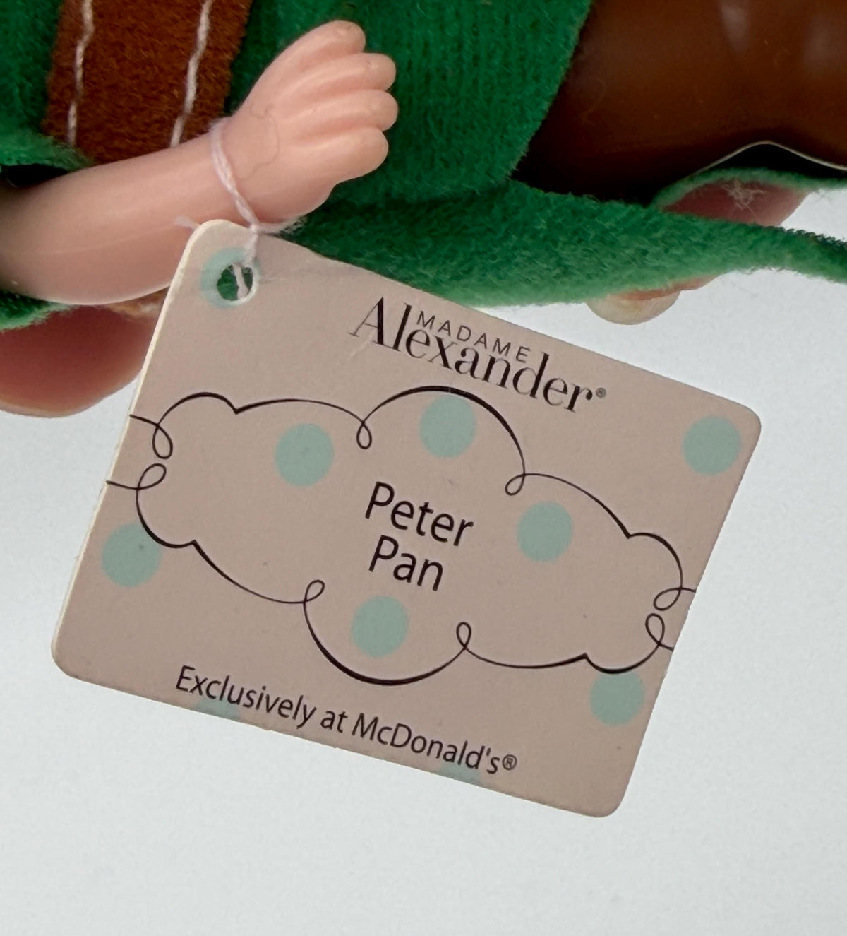 McDonald’s Madame Alexander Peter Pan mini doll Happy Meal toy