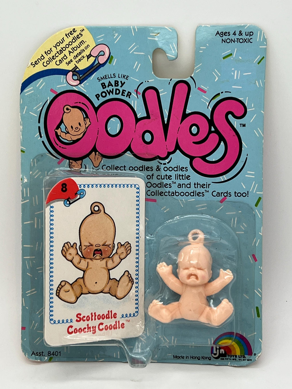 Vintage carded LJN Oodles baby figure