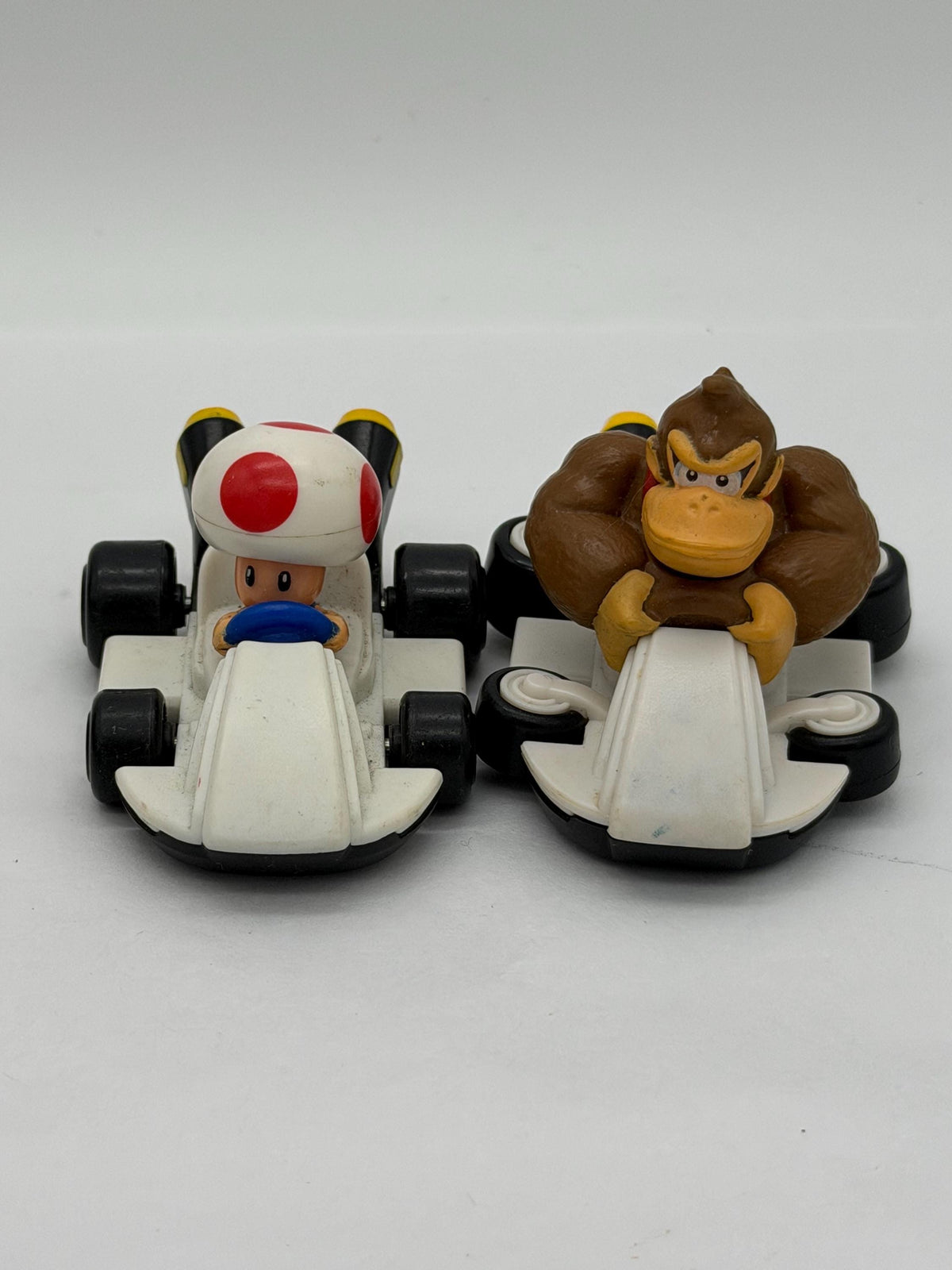 McDonald’s Happy Meal toy Nintendo Super MarioKart Toad and Donkey Kong racer cars