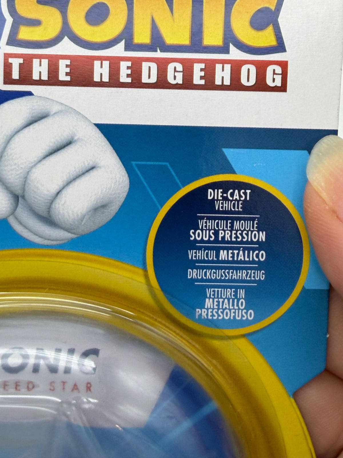 New SEGA Sonic the Hedgehog and Shadow die cast cars