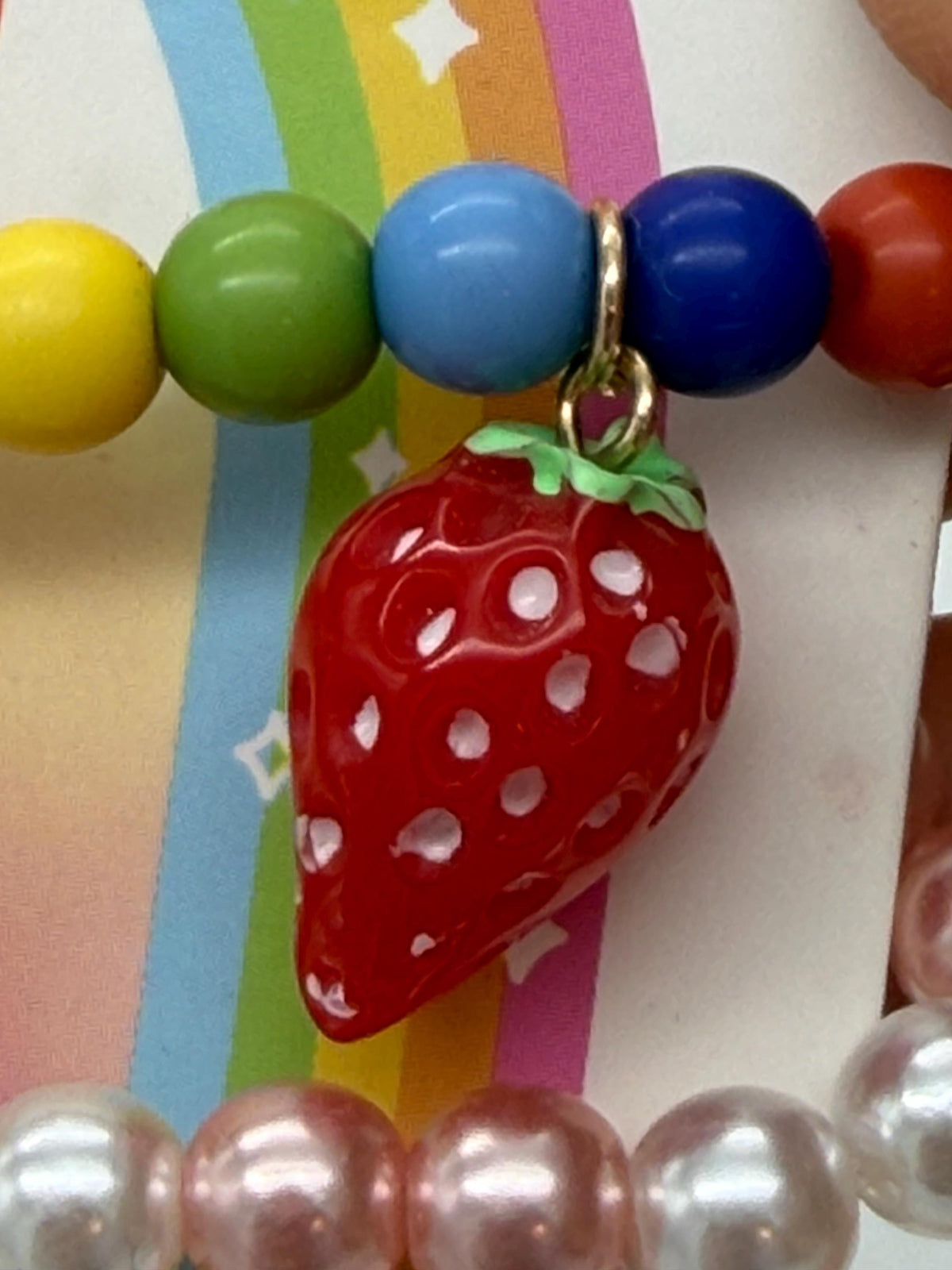 Strawberry Shortcake x Care Bears collab berry sweet charm bracelet set adult sized