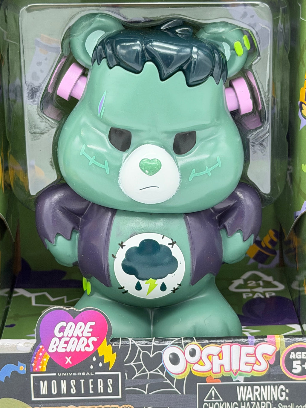 Care Bears x Monsters Ooshies vinyl Halloween figures full set