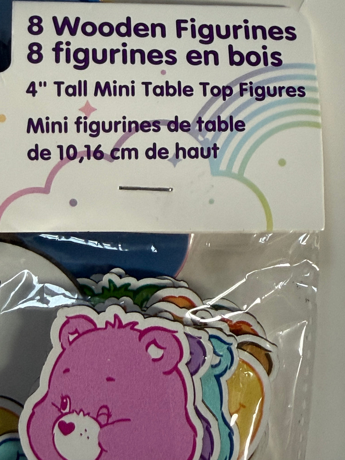 Care Bears party supply pack- wooden table decorations  and party banner