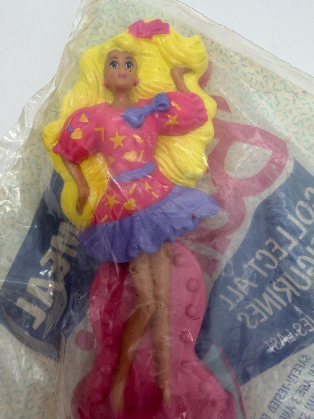 Vintage McDonalds Happy Meal toy Snap n  Play Barbie figure