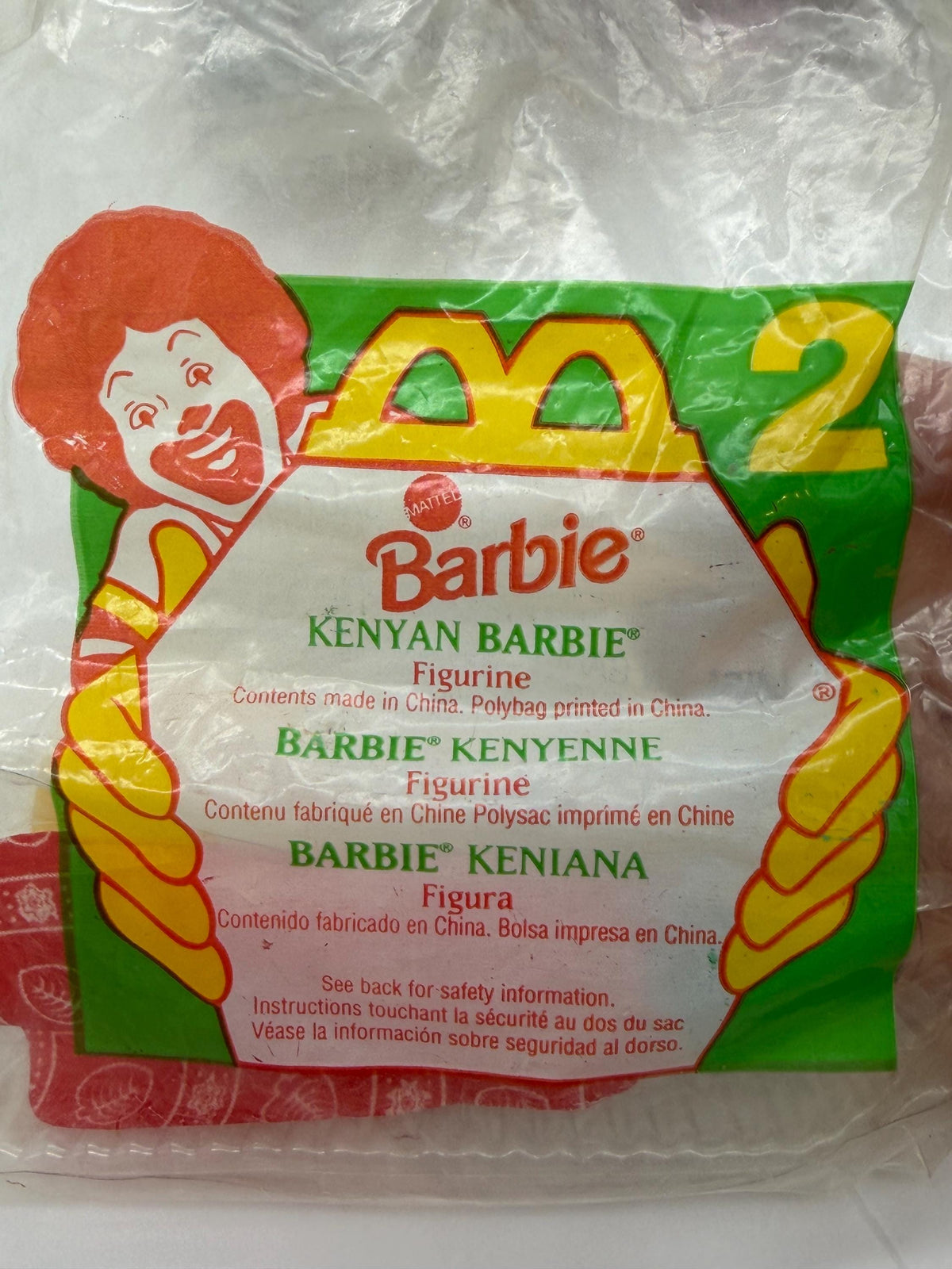 Vintage McDonald’s Happy Meal toy Barbie Around the World dolls 1-4 Kenya, Dutch, Japan, Mexican- sealed
