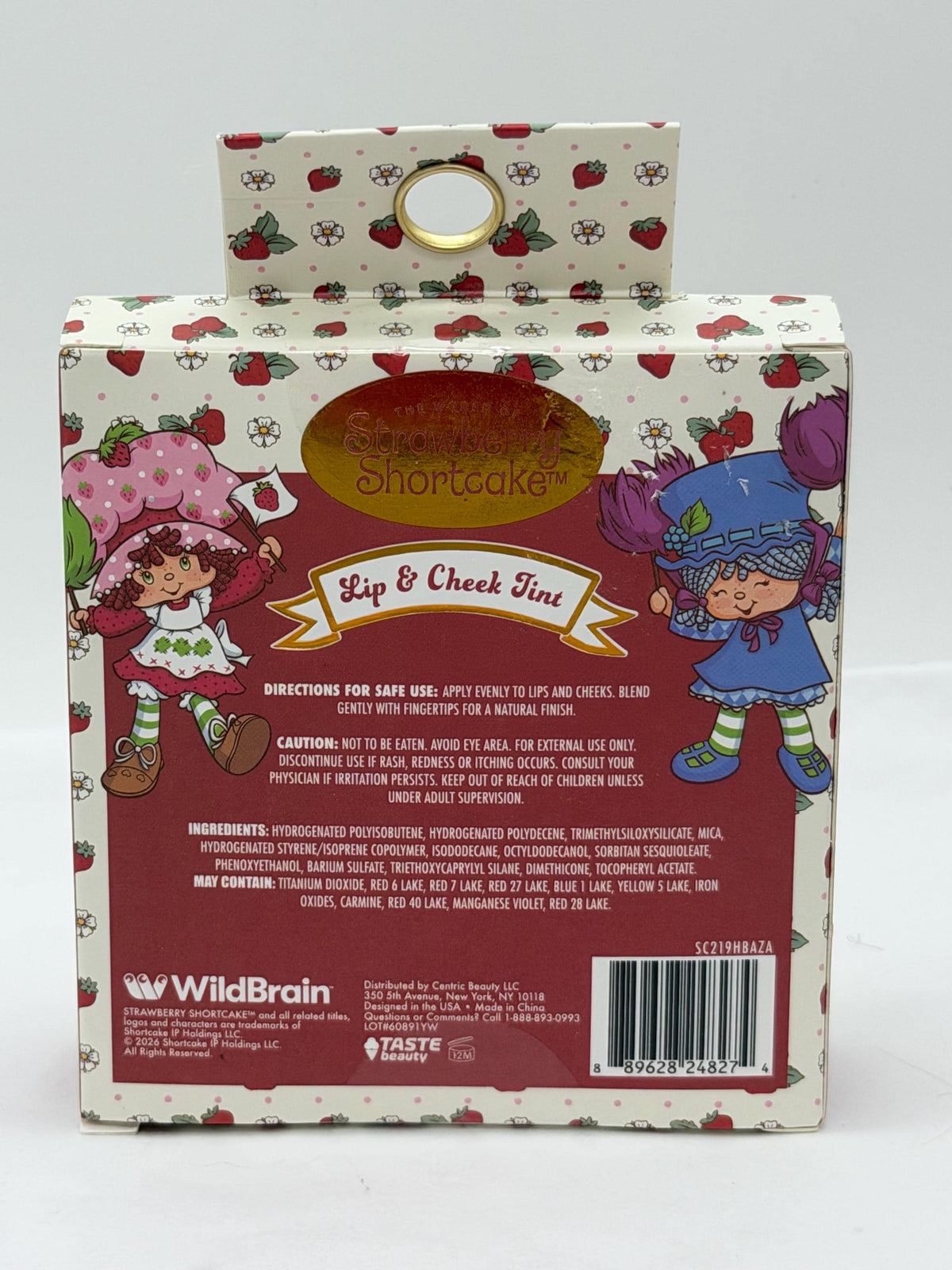 Strawberry Shortcake Berry strawberry  lip oils and lip/ cheek tint set