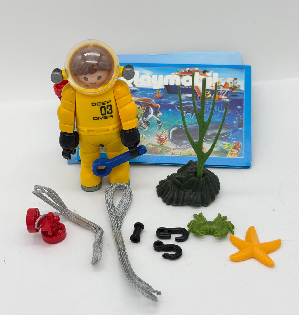 Playmobil Waterworld Deep Sea Diver 4479 figure in box - complete