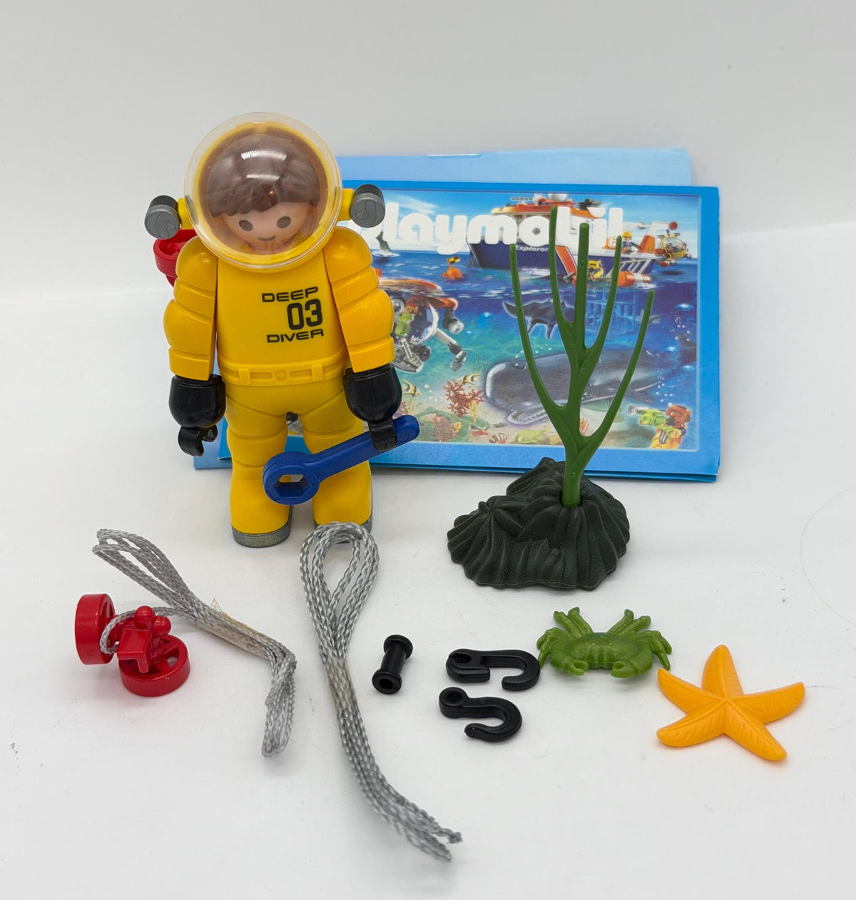 Playmobil Waterworld Deep Sea Diver 4479 figure in box - complete
