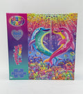 Lisa Frank new glittery foil 300 piece jigsaw puzzle - Dolphins