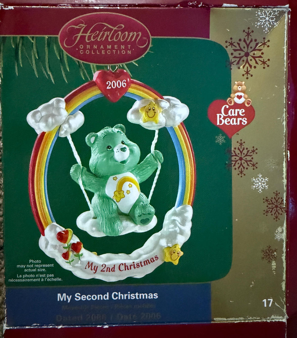 Vintage Care Bears Carlton Cards/  American Greetings Christmas (**ornament boxes only)