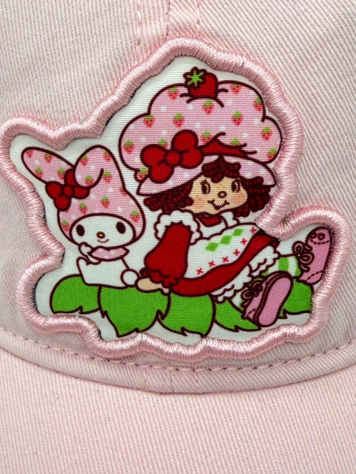 New  Strawberry Shortcake x Sanrio My Melody baseball cap Adult one size fit all