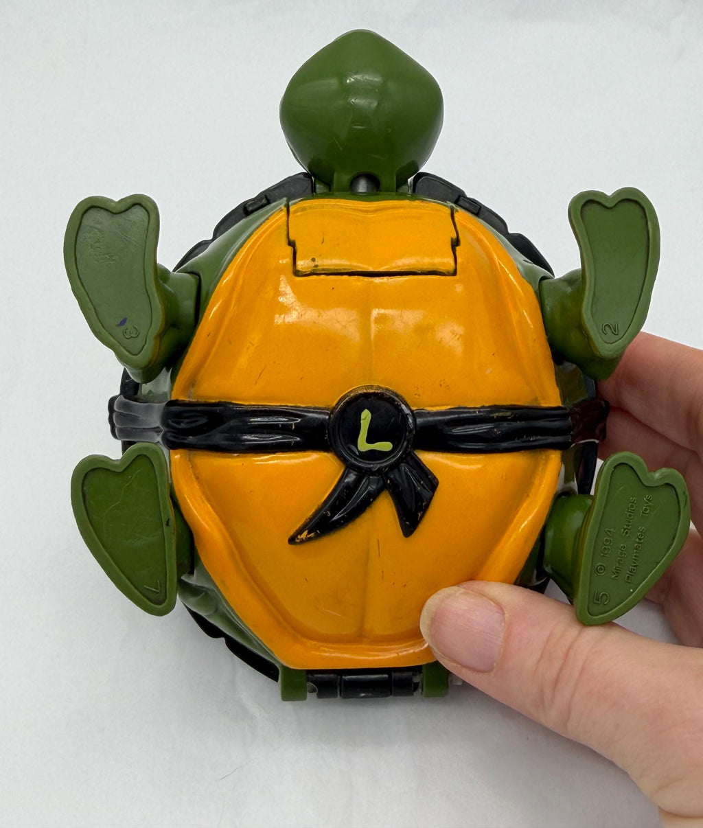 Vintage Teenage Mutant Ninja Turtles TMNT Playmates / Mirage Sewer Micro Leonardo playset