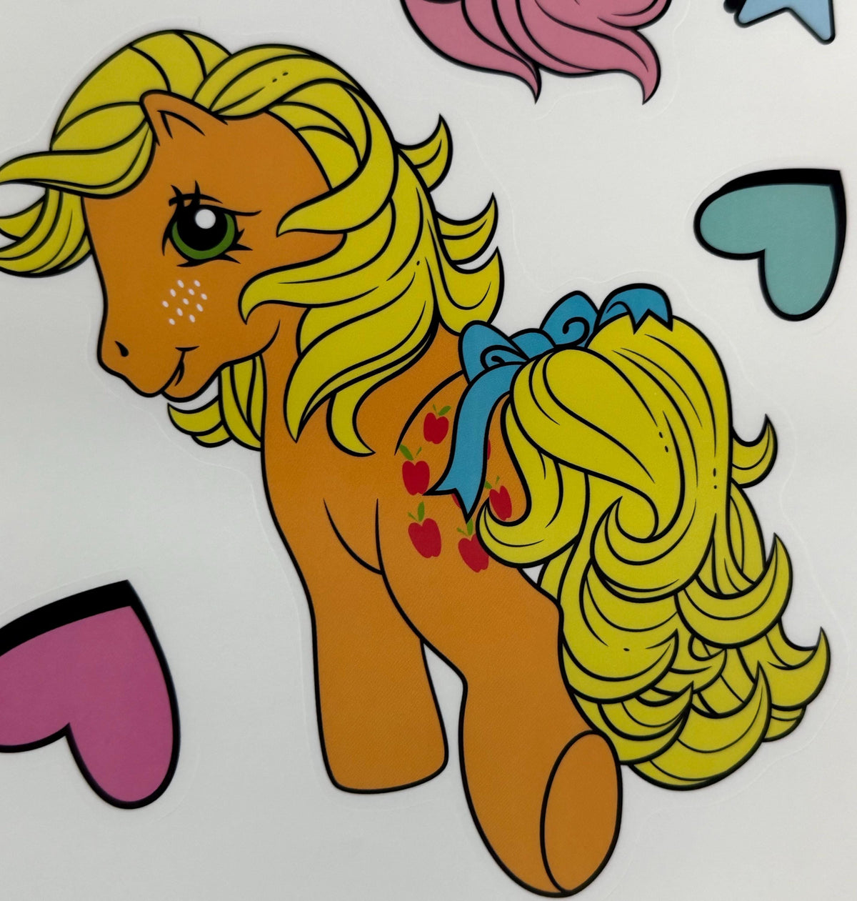 New My Little Pony  retro design wall clings for home decoration