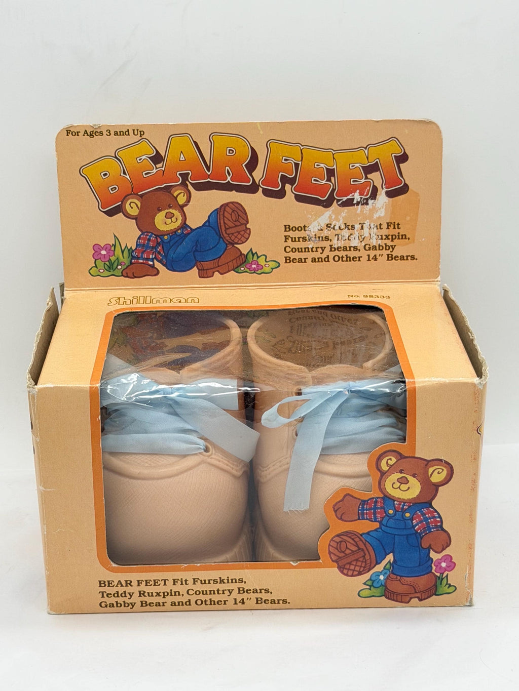 Vintage Shillman Bear feet 80s boots for Furskins, Teddy Ruxpin, Country Bears, Build a Bear
